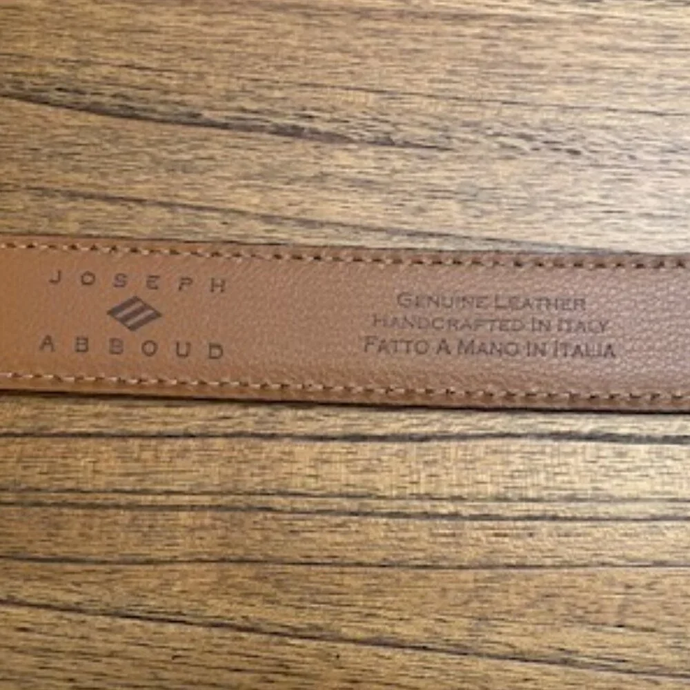 JOSEPH ABBOUD Leather Dress Belt